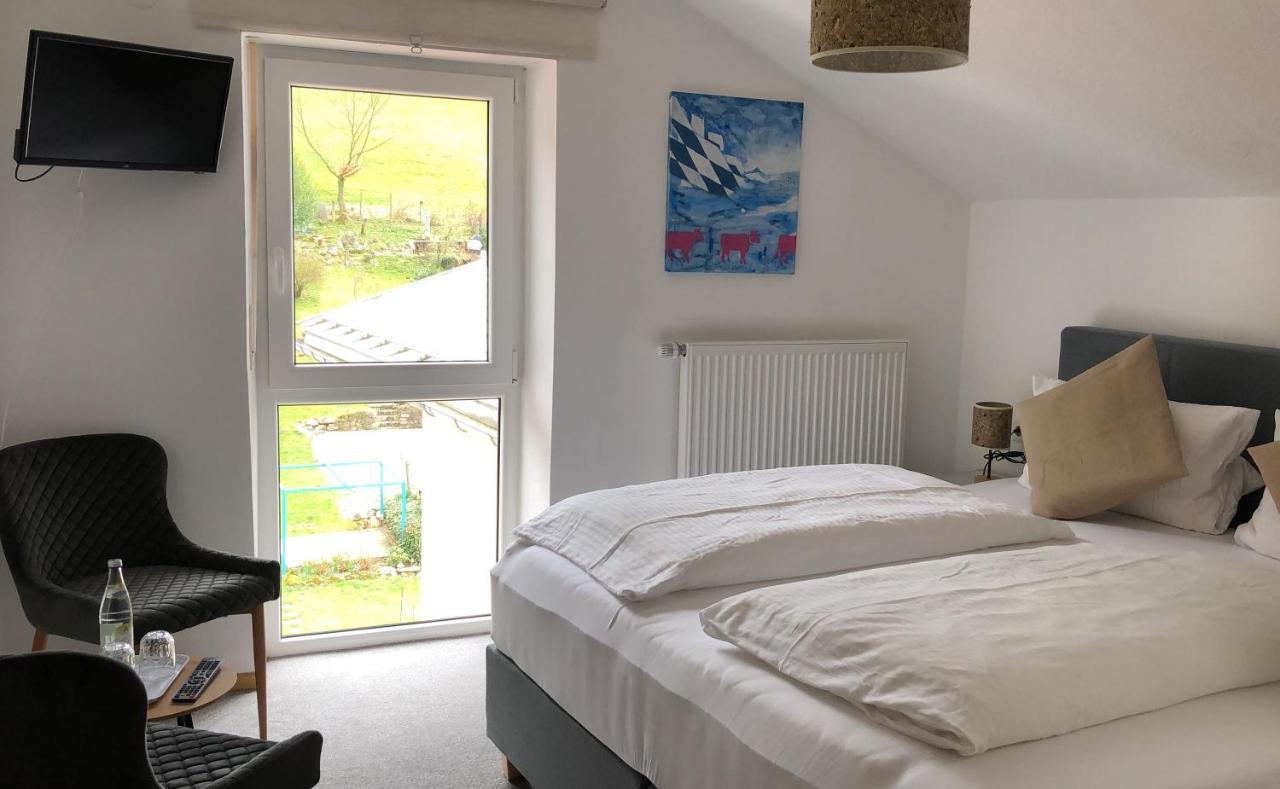 Pension Und Ferienwohnung Frech マルクトシェレンベルク エクステリア 写真
